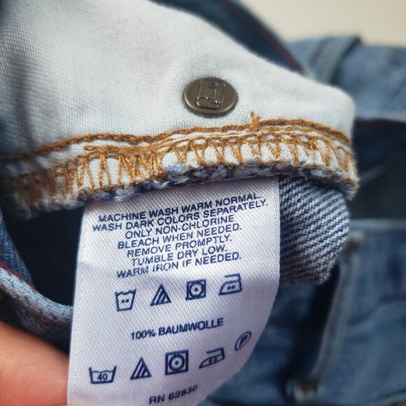 Lands' End Mens Jeans Size 36 Traditional Fit Denim Pants Straight Leg 5 Pocket - Picture 9 of 10